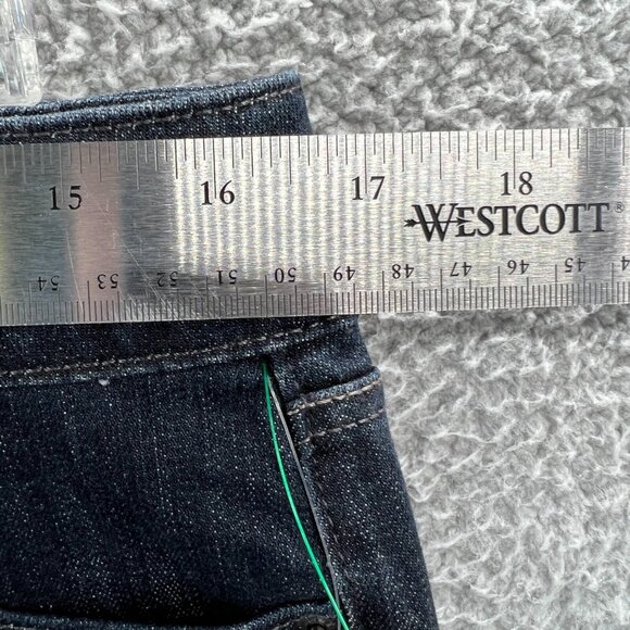 Elle Womens Jeans 10 Regular Indigo Blue Denim Mid Rise Pockets Stretch NWT - Picture 11 of 13